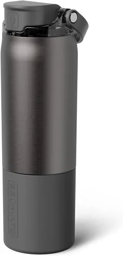 Miniatura 63 de BrüMate Rise - Botella de agua de 18 onzas con popote de silicona cubierto Botella de agua para niños aislada 100% a prueba de fugas Base apta
