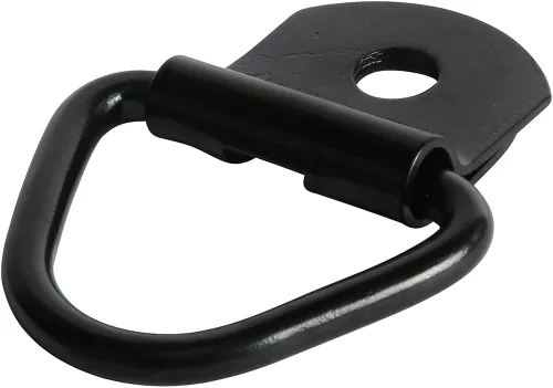 Miniatura 8 de DC Cargo - Anclajes de amarre de anillo en V Paquete de 4 Anillos en D de acero atornillados de 2 pulgadas de diámetro para carga en camiones