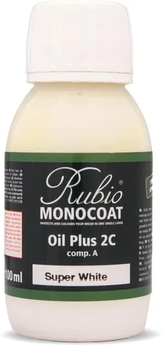 Miniatura 153 de Rubio Monocoat Muestra de Acabado de Aceite para Madera - Puro Aceite Plus Parte A Aceite de Linaza de Secado Rápido y Ecológico para Uso Pure