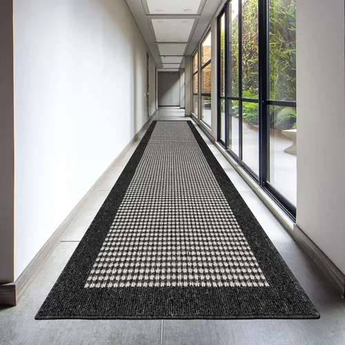Miniatura 54 de Ileading Alfombra de pasillo de lavandería de 2 x 6 pies, antideslizante, con parte trasera de goma, lavable a máquina, alfombra gris