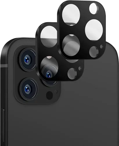 Miniatura 9 de SAHARA ZeroDamage ZD00049 - Protector de lente de cámara de vidrio flexible HD para iPhone 13 Pro y Pro Max (paquete de 2), color negro