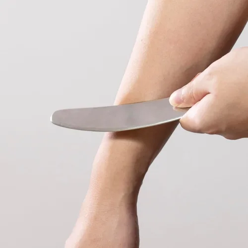 Miniatura 4 de IASTM Tool Gua Sha - Juego de 6 raspadores musculares de acero inoxidable para terapia de tejidos blandos y reducir brazos, piernas, espalda