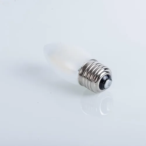 Miniatura 7 de Sunaiony Bombillas LED de candelabro esmeriladas E26 de base media 2W regulables, luz blanca suave 3000K equivalente a 25W, bombillas LED 2W 3000K-8