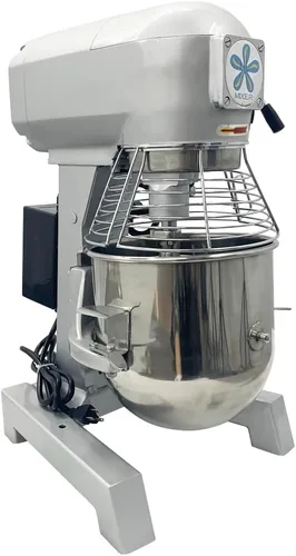 Miniatura 3 de TECHTONGDA Mezclador comercial de alimentos 10Qt. Mezclador de masa de acero inoxidable Mezclador de soporte de cocina amasadora 110 V 450 W