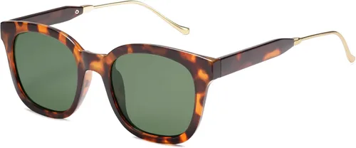 SOJOS Lentes de sol polarizados cuadrados clásicos para mujeres y hombres, retro, modernos, protección ultravioleta UV400 SJ2050