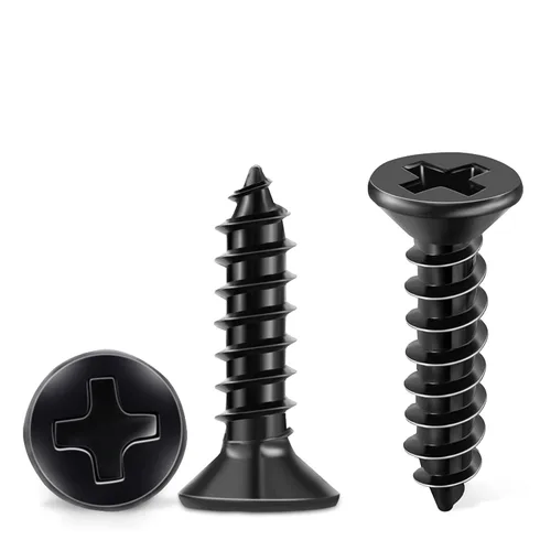 Miniatura 10 de TPOHH 100 tornillos Phillips de cabeza plana con revestimiento de óxido negro #8 x 5/8 pulgadas, acero inoxidable 18-8 (A2) totalmente roscados, 8
