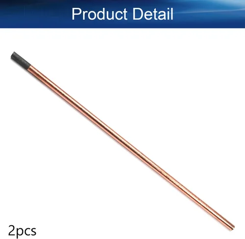 Miniatura 4 de Bettomshin Cobre recubierto de carbono 0.236x13.976 in carbono Gouging Varillas Copperclad Electrodos 2 unids