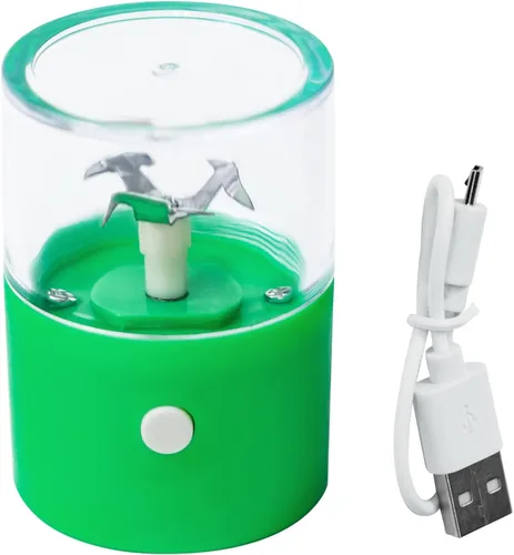Miniatura 9 de Molinillo eléctrico de aluminio para hierbas y tabaco, trituradora de galletas, molinillos de humo de especias, 1 PC (rojo)