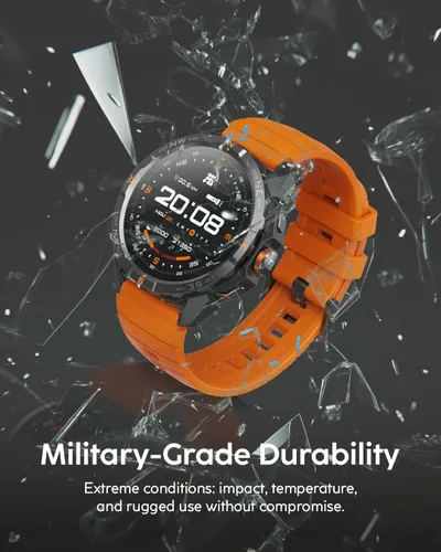 Miniatura 3 de Cubitt Terra - Reloj inteligente resistente con GPS de doble banda, pantalla AMOLED de 1.48 pulgadas, mapas sin conexión, VITA AI, entrenador AI