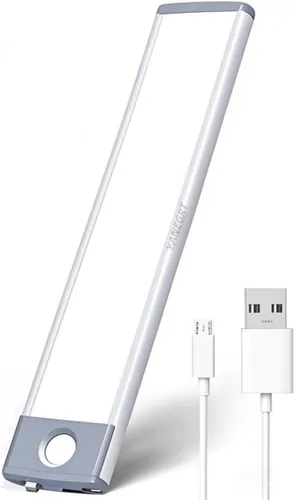 Miniatura 9 de Luces para debajo del gabinete de 12.5 pulgadas, inalámbricas magnéticas sin taladro, luces recargables con sensor de movimiento USB-C, batería