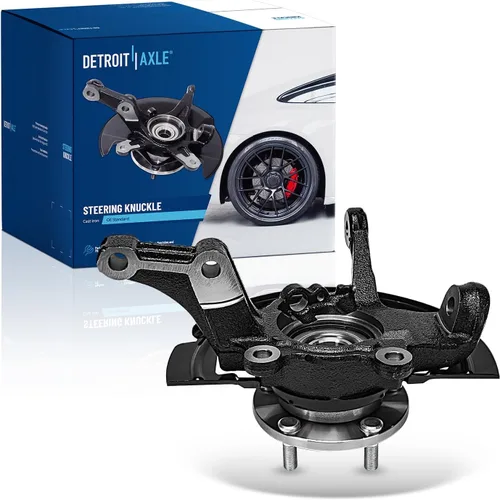 Miniatura 50 de Detroit Axle - Kit de nudillos traseros izquierdo FWD para Hyundai Santa Fe 2007-2009 Veracruz 2007-2012, reemplazo del conjunto de cojinete