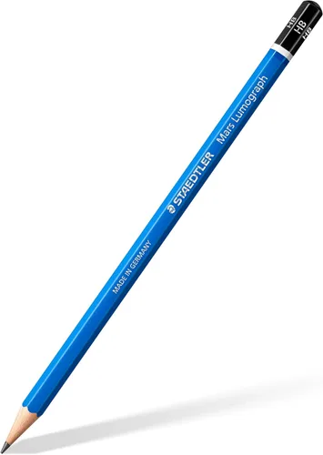 Miniatura 4 de Staedtler Lumograph 100G6 Set de lápices de grafito para dibujar y esbozar, 6 grados en una atractiva lata de almacenamiento (100G6)
