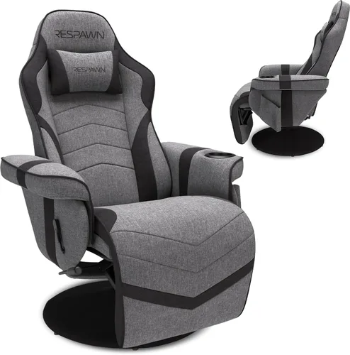 Miniatura 10 de RESPAWN 900 Silla Gamer Reclinable para Consola con Reposapiés y Soporte Lumbar - Silla Gamer Ergonómica Cómoda con Reposacabezas, Sin Ruedas