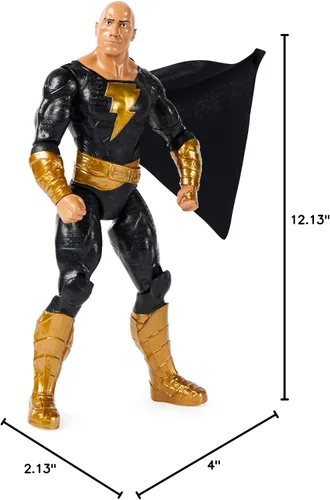 Miniatura 8 de DC Comics, Black Adam Movie Figura de acción de 12 pulgadas, juguetes coleccionables para niños y niñas a partir de 3 años