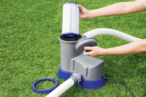Miniatura 2 de Bestway - Cartucho de filtro de piscina tipo III A/C para bomba de 530 a 1500 GPH, cartucho de repuesto para filtro de papel para piscina sobre