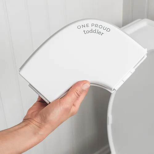 One Proud Toddler Asiento de viaje para orinal de alta calidad, compacto, antideslizante, fabricado en Estados Unidos, bisagras de bloqueo sin