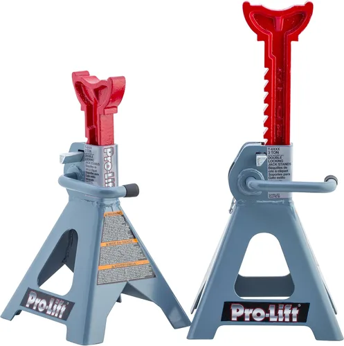 Miniatura 2 de Pro-LifT T-6903D Soportes de gato de doble pasador - 3 toneladas Gris