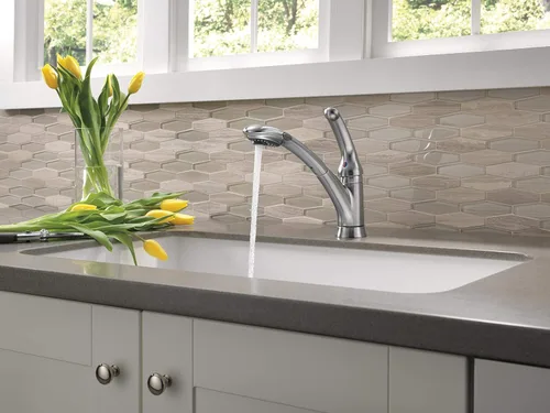 Miniatura 5 de Palo Diamond grifería de cocina con cartucho de cerámica con tecnología de sellado, 470-AR-DST