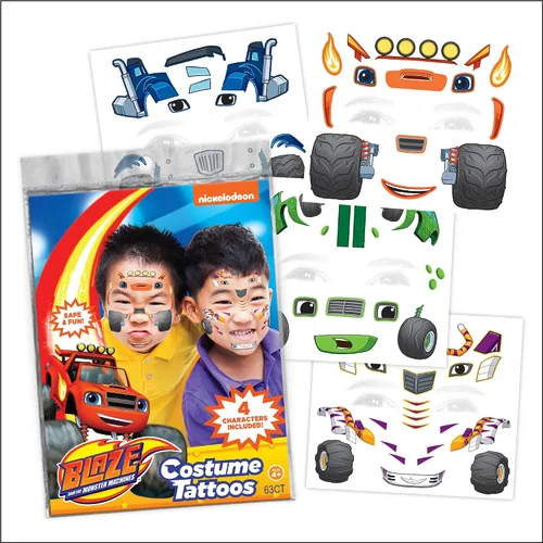 Miniatura 11 de Paquete variado de tatuajes temporales de Halloween espeluznantes, más de 100 diseños aterradores para niños y adultos, incluye fantasmas