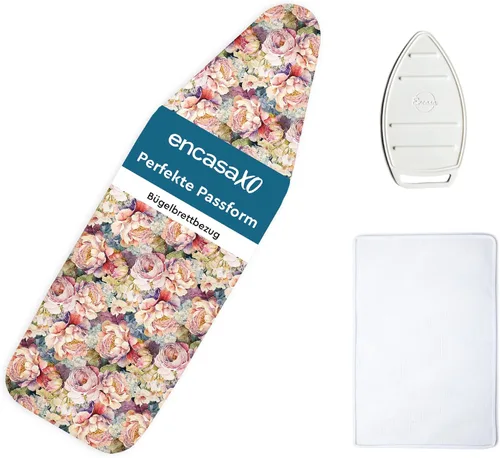 Miniatura 17 de Encasa XO Funda y almohadilla para tabla de planchar de 42 x 14 pulgadas, tamaño estándar, funda de fieltro de 0.118 pulgadas de grosor acolchada