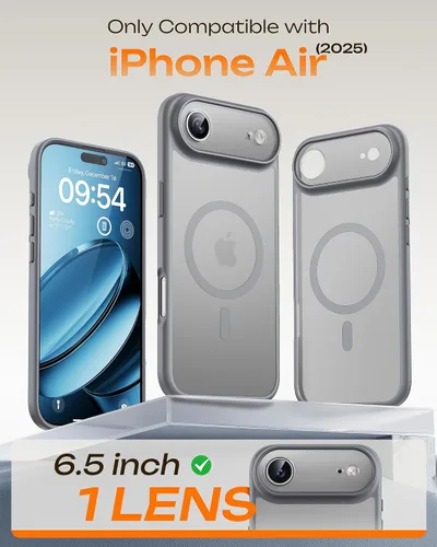 Miniatura 560 de TOCOL Funda para iPhone 11, compatible con Magsafe, protección completa de cámara, imanes integrados, protección contra caídas, funda translúcida