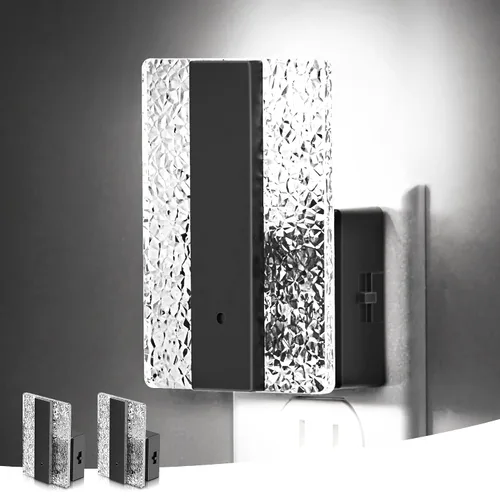 Miniatura 10 de L LOHAS LED - Luces nocturnas enchufables en la pared, paquete de 2 luces nocturnas con sensor de crepúsculo a amanecer, luces nocturnas LED
