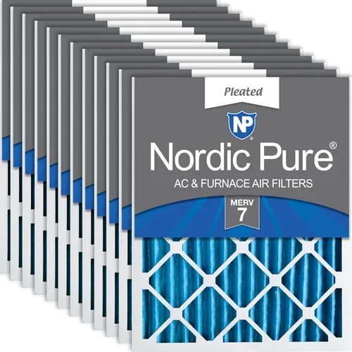 Miniatura 31 de Nordic Pure 18 x 25 x 2 (17 1/2 x 24 1/2 x 1 3/4) de carbono puro plisado reducción de olores Merv 8 filtros para horno, paquete de 3