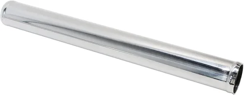 Tubo de aluminio rectificado en aluminio, OD 1.5 pulgadas (38 mm), longitud de 18.00 pulgadas (457 mm) Tubo de admisión Tubo universal sin costuras