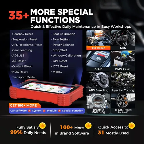 Miniatura 4 de LAUNCH X431 CRP919XBT OBD2 escáner, herramienta de escaneo bidireccional inalámbrico 2026 con codificación ECU, más de 35 servicios, diagnóstico