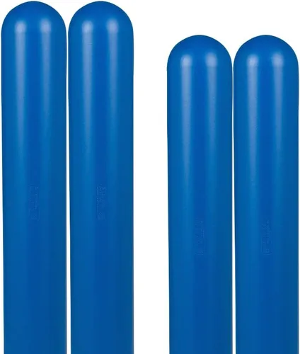 Miniatura 7 de Innoplast BollardGard 7" x 52" Round Top Bollard Cover Packs Amarillo sin cinta
