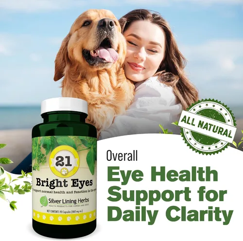 Miniatura 8 de Silver Lining Herbs 21 ojos brillantes - Apoya la salud de los ojos del perro - Mantiene los niveles normales de minerales para los ojos del perro