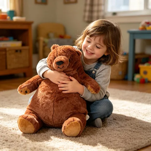 Miniatura 4 de Djungelskog Oso de peluche 60 cm - Oso suave y gigante - Peluche abrazable y tierno - Regalo ideal para niño, niña y novia - ¡Super suave y tierno!