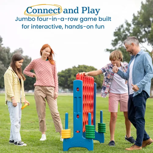 Miniatura 3 de ECR4Kids Jumbo 4-To-Score, Juego Gigante, Surtido