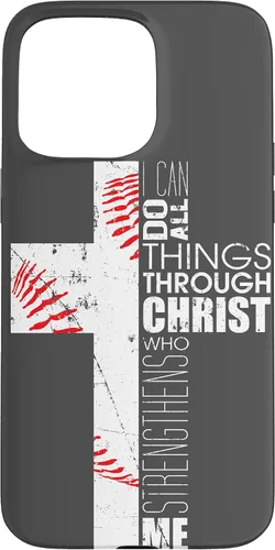Miniatura 31 de Baseball Phone Case Christian Bible Verse Philippians 4:13 Case for iPhone 17
