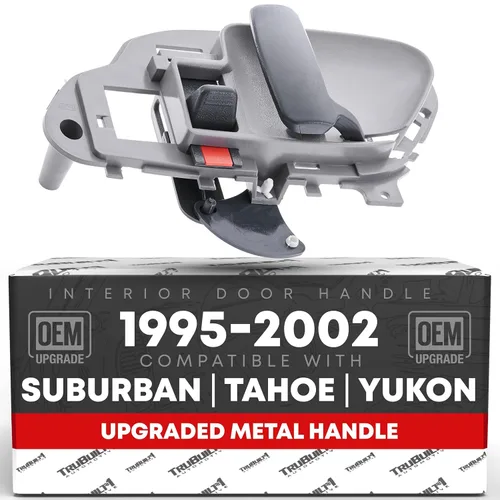 Miniatura 6 de Manija de puerta interior delantera para conductor y pasajero, metal mejorado - Compatible con Chevrolet C1500 1988-1999, 88-99 K1500; 88-99 GMC