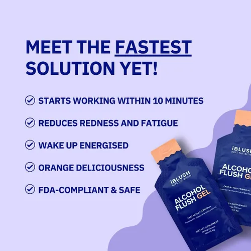 Miniatura 3 de Asian Flush Gel - 12 geles de naranja, impulsado por vitaminas y antioxidantes, rápido, eficaz y respaldado por la ciencia