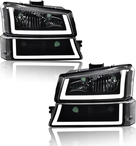 Miniatura 40 de CHEDA Conjunto de Faros Delanteros Faro Compatible con GMC Canyon/Chevy Colorado 2004-2012 Conjunto de Faros Luces de Parachoques