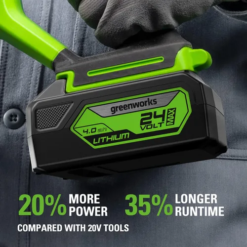 Miniatura 6 de Greenworks Sierra recíproca inalámbrica sin escobillas de 24 V (1-1/8") (2,700 SPM), solo herramienta