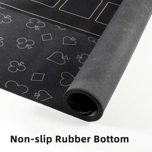 Miniatura 2 de GUTSHOT Alfombrilla de Póquer Plegable de Calidad de Casino Paño de Mesa de Póquer Resistente al Agua, Multi-Spandex Suave Juego Impermeable