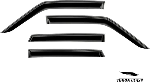 Miniatura 8 de Voron Glass - Protectores de lluvia con cinta adhesiva extra duraderos para Nissan Juke 2011-2017, deflectores de ventana, viseras de ventilación, 4