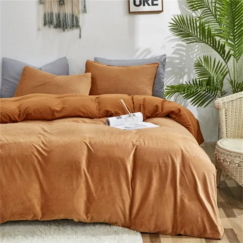 Miniatura 30 de Wellboo Juego de edredón de color verde oscuro, tamaño individual, color verde oliva, bohemio, ropa de cama de algodón para niños y niñas