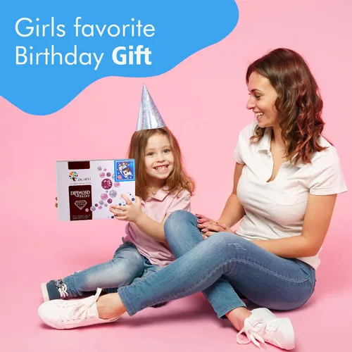 Miniatura 2 de ZALIAFEI Space Cat - Kits de arte de diamantes para niños, arte de diamantes para vacaciones, kits de arte de gemas para niñas, regalo de Gato blanco