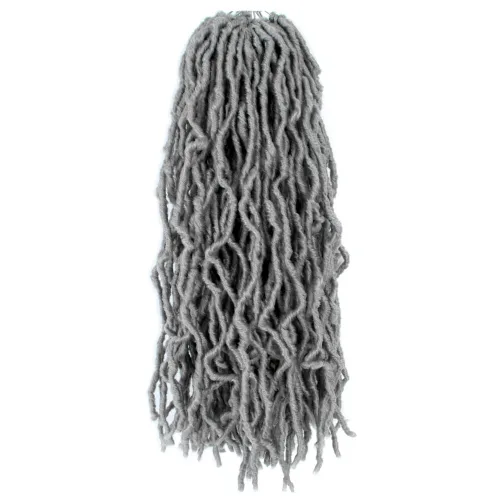 Miniatura 43 de Niseyo Rastas de pelo sintético de ganchillo de 24 pulgadas, 6 paquetes de extensiones de cabello sintético lacio de ganchillo largo
