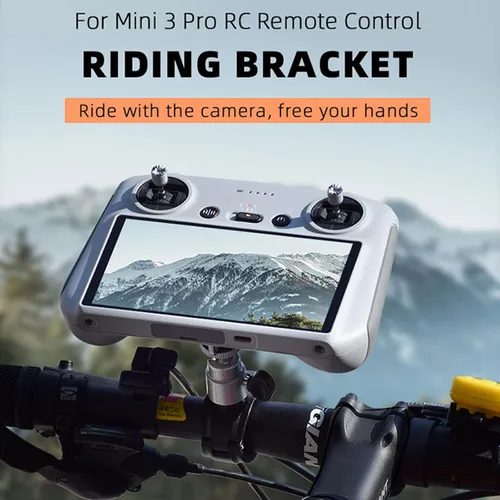 Miniatura 2 de Soporte para bicicleta con control remoto para bicicleta, clip de bicicleta ajustable, clip de abrazadera para manillar, soporte de controlador RC