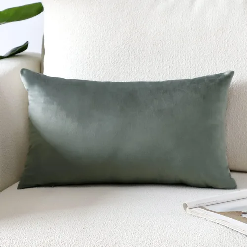 Miniatura 59 de Artscope Fundas de Almohada de Terciopelo de Lujo Súper Suaves Decorativas Cuadradas Fundas de Cojín para Sofá Sillón Dormitorio Decoración