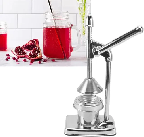 Miniatura 5 de Exprimidor de limón, exprimidor de cítricos de acero inoxidable, extractor de jugo de naranja, lima y pomelo con mango ergonómico para cítricos