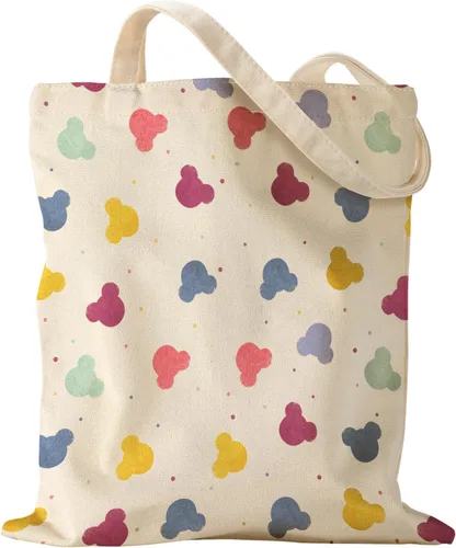 Miss Adola Aesthetic Canvas Tote Bag - Reusable Shoulder Tote Bag for Women Lady Casual Vacation, Shopping, Work, Gym