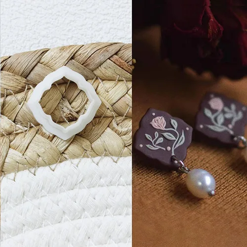 Miniatura 13 de Cortadores de arcilla polimérica para la fabricación de aretes Suministros Arcilla polimérica para la fabricación de joyas