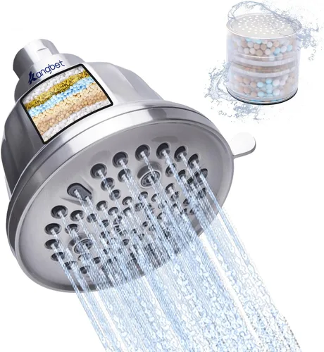 Miniatura 10 de Cabezal de ducha filtrado, filtro de cabezal de ducha para agua dura, cabezal de ducha desmontable para sustancias nocivas de agua dura, mejora