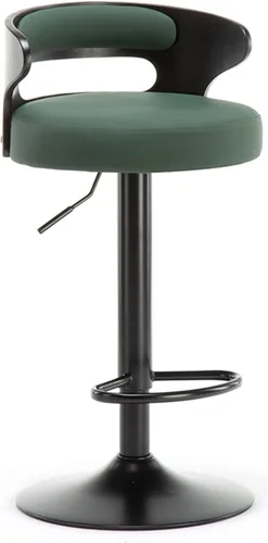 Miniatura 8 de Taburetes de bar altos de piel sintética mate para sala de estar, silla de bar, respaldo de muebles de cocina, taburete alto, taburete nórdico